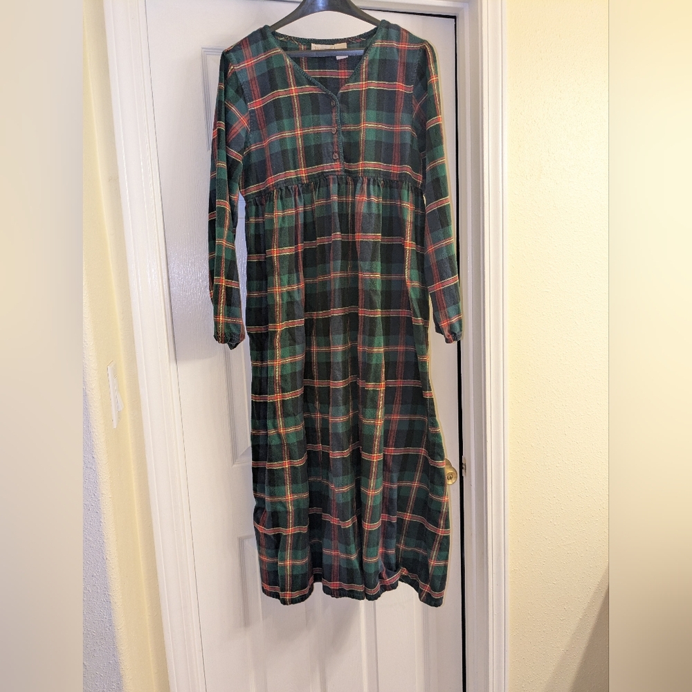 Vintage 90s VS Plaid Nightgown